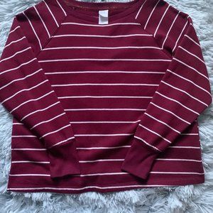 Stars Above Fleece Striped Top